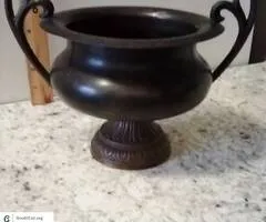 Antique Bronze Urn with Handles